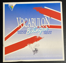 Vocabulon Bilingual Educational Board Game Vintage New Open Box - £29.81 GBP