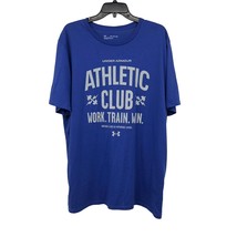 Under Armour T-Shirt Mens XXL Used Blue Loose 1366791 - £15.57 GBP