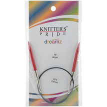 Knitter&#39;s Pride-Dreamz Fixed Circular Needles 16&quot;-Size 8/5mm - £14.82 GBP
