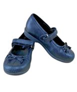 Stride Rite Size 5 Mary Jane Geneva Toddler Girl's Black Leather With Bow Accent - $8.90