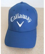 Navy with Silver Callaway Logo Adjustable Athletic Golf Hat - $13.79