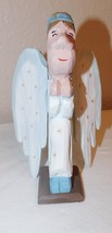 Peepers Angel Hand Painted/Carved Wood Eyeglass Holder  - £16.43 GBP