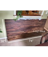 Custom Black Walnut / Hickory Island Top 74&quot;x38&quot;x1-1/2&quot; - $500.00