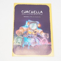 2014 Coachella Official Program Pocket Guide Map - $15.83