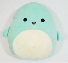 Sharon the Shark Squishmallow Plush Turquoise Valentine Squad *RARE* 12&quot; - £52.80 GBP