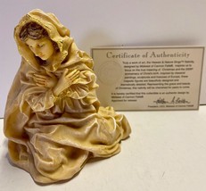 Midwest Cannon Falls Heaven &amp; Nature Sings MARY Nativity Piece Gold Tone COA - £12.13 GBP