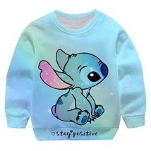 Stitch Print Hoodies Kids  Print 3D Sweatshirt Baby Boy Casual Tops Long... - £50.88 GBP