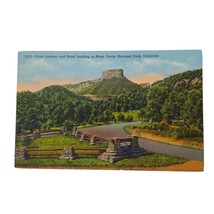Postcard Point Lookout And Road Leading To Mesa Verde National Park Colorado - £5.44 GBP
