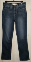 New Womens Levi&#39;s Signature Totally Sh API Ng Straight Blue J EAN S Size 6 Short - £26.12 GBP