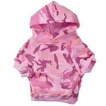 Pink Camo Dog Hoodies 100% Cotton Kangaroo Pocket Sweatshirt (xxLarge) - $30.30