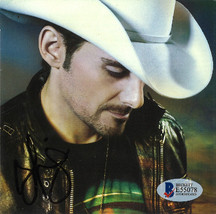 Brad Paisley signed This is Country Music CD Cover (NO CD)- Beckett/BAS #E55078 - £58.73 GBP