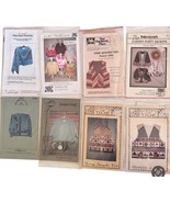 9 Vintage Sewing Patterns Vests Jackets Ponchos More For Crafting Enthus... - €12,61 EUR