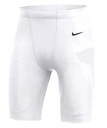 Nike Men&#39;s Vapor Untouchable Football Tights Practice Shorts White XL CW... - $570.94 MXN