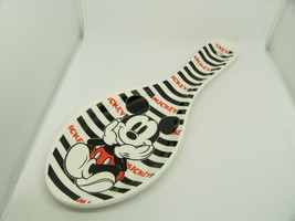 Disney Classic Mickey Mouse Sitting Hands Holding Face Large Cooking Spoon Rest - £19.58 GBP