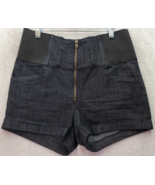 Special A Shorts Womens Large Black Cotton Pockets Casual High Waisted F... - $379.48 MXN