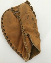 Vtg 30s Wilson Snare M Model Baseball Glove 91s Left Stitched Cowhide First Base - £69.61 GBP