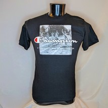 Men&#39;s T-shirt Champion Men&#39;s Graphic Tee Shirt Black Small - $17.10