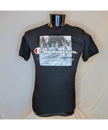 Men's T-shirt Champion Men's Graphic Tee Shirt Black Small - $17.10
