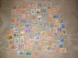 Lot Of 98 Australia Cancelled Postage Stamps Vintage Collection VTG - £27.51 GBP