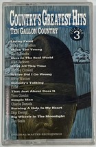 Country&#39;s Greatest Hits - Vol. 3: Ten Gallon Country Audio Cassette HX Pro - $5.95