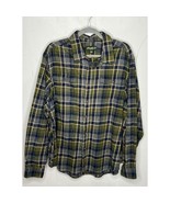 Eddie Bauer Green Long Sleeve Flannel XXL  - $14.95