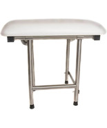 Bathroom Shower Bath Chair Seat Folding Wall-Mounted Padded Stainless St... - $277.85 CAD