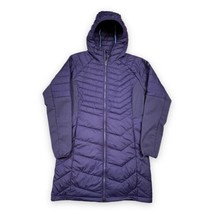 Columbia Oyanta Trail Thermal Coil Purple Long Hybrid Hood Jacket Womens... - £33.29 GBP