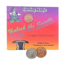 Copper Silver Coins - by Ted&#39;s Sterling Magic - Easy To Do Coin Transpos... - $13.86