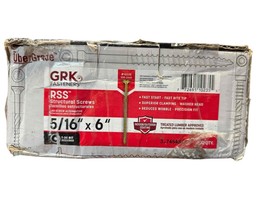 NEW GRK Fasteners 300 Pieces RSS Structural Screws 5/16&quot; x 6&quot; - $227.69