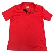 Under Armour Youth Boys Loose Fit Heatgear Polo Athletic Shirt Size XL - $12.38