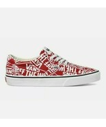 NEW VANS Men Doheny Size 9 Casual Low Top Canvas Skate Shoes Reds Off Th... - $56.97