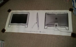 Vintage 1999 Apple Cinema Display Actual Size Poster 70”x 27” Inch - $99.99