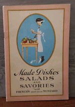 Frenchs Mustard Made Dishes Salads and Savories 1923 Cookbook Recipe Boo... - £10.47 GBP