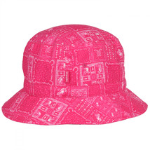 Barbie Pink Bandana Pattern Bucket Hat Pink - £27.52 GBP