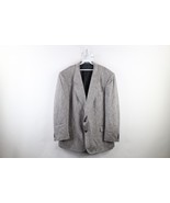 Vtg 90s Streetwear Mens 50 Long Rainbow Herringbone Silk 2 Button Suit J... - $1,300.09 MXN