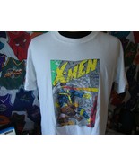 Vintage 1991 X-Men Marvel Comics 90&#39;s tee White T Shirt XL - £355.06 GBP