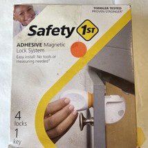 Safety 1st Adhesive Magnetic Lock System - 4 Locks / 1 Key - NEW - £13.87 GBP
