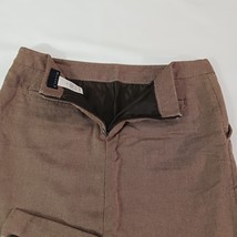 ATTENTION Women's Brown Cotton Rear Zip & Slit Pockets Pencil Skirt Size 10 image 12