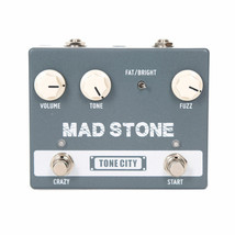 Tone City Mad Stone Classic Germanium Diode Fuzz Guitar Pedal + Octave Up TC-T37 - £54.65 GBP