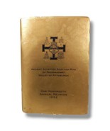 Ancient Accepted Scottish Rite Freemasonry Pittsburgh Valley 100th Reuni... - $22.95