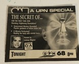 The Secret Of Tv Guide Print Ad Lindsay Wagner UPN Special TPA18 - $5.93