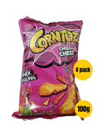 Corntoz Chili Cheez Snack 100g Family Pack (4 pack) - $59.49