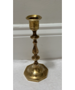 Vintage brass candlestick holder  7 1/4" - $12.86