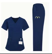 Medical Scrubs Set - Women Size L - Navy Blue - New - $15.00
