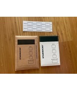 Starbucks Korea Mini Pocket Card Holder Green White Limited Edition NEW - $1,860.00 MXN