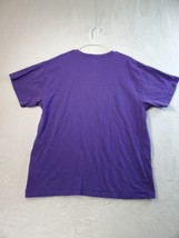 Epic Sports King Basketball T Shirt Mens XL Purple Knit 100% Cotton Shor... - £7.34 GBP