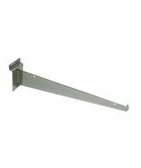 Only Hangers - 12&quot; Chrome Slatwall Shelf Bracket with Lip - 24 Pcs Lot -... - £89.43 GBP