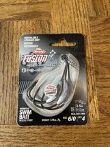 Berkley Fusion Weighted Swim Bait Hook Size 6/0-BRAND NEW-SHIPS SAME BUS... - £9.08 GBP