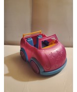 Mattel Polly Pocket 2009 Dark Pink Convertible Car  - $6.83 CAD