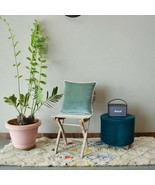 Sage White piping Cotton Velvet Cushion Cover - $380.13 MXN+